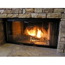 Heatilator Fireplace Doors - Black 42" Series Glass Doors - DM1042 - B000XQNYTA